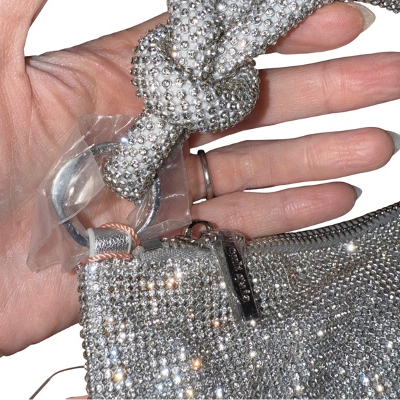 Cult Gaia 🤍 Hera Nano Knotted Embellished Shoulder Bag - Picture 10 of 13